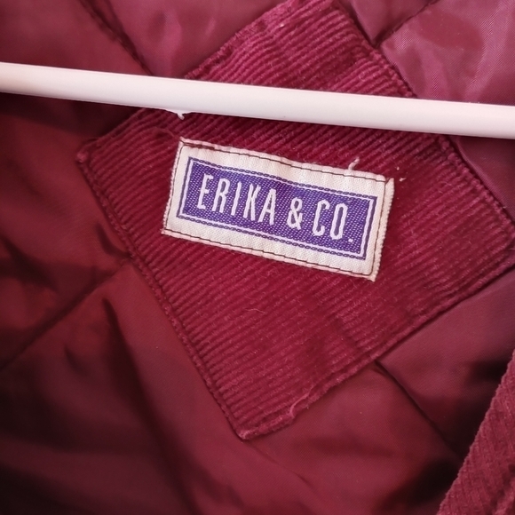 Erica & Company Women's Vest Button Down Red Size XL - Picture 2 of 3